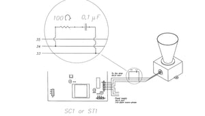 The siren has an electrical power supply that can be 110 or 230 Vac for 50-60Hz. The sound level is 98 db(A) and the power consumption is 440W