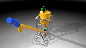 The Powder Blender machine is available in two distinct versions due to capacity